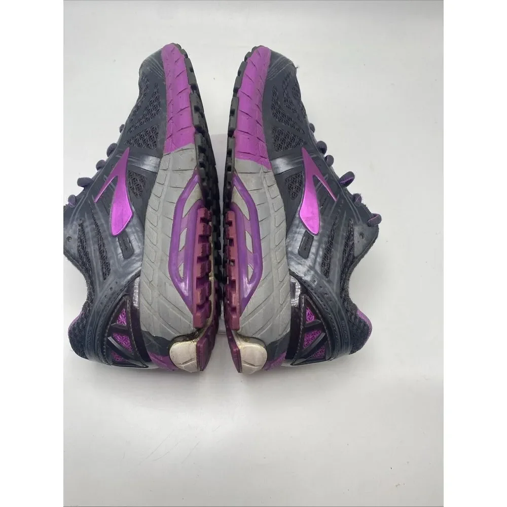 Brooks Shoes Women Size 6 Ariel Running Black Purple Athletic 3672
